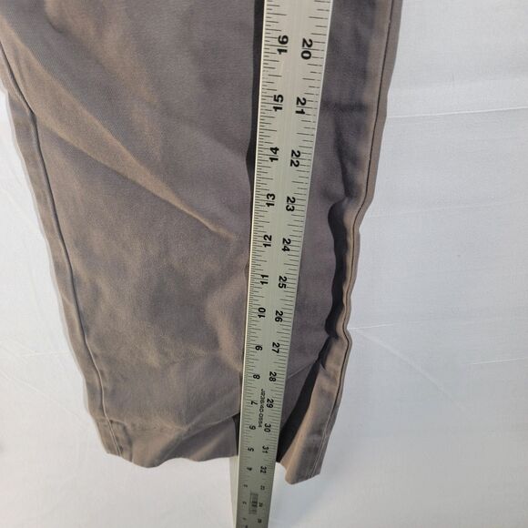 J. Crew Bowery 100% Cotton Men's Gray Chinos Slack Pants 31W x 32L - Picture 10 of 12